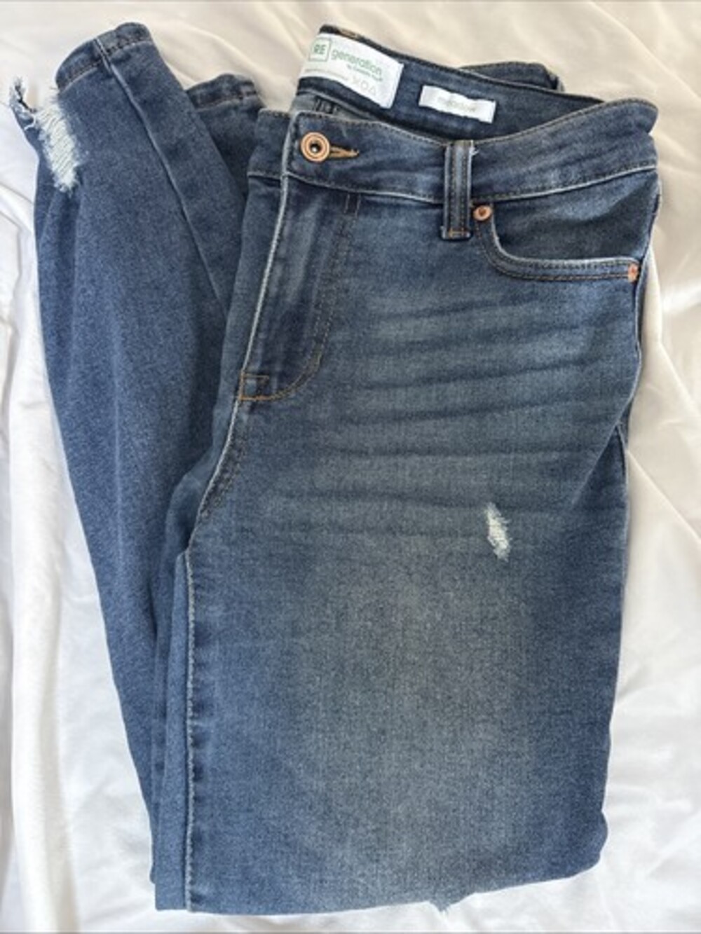 Regeneration Celebrity Pink Women's Mid-Rise Skinny Jeans Jegging Dark Wash 9/29